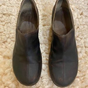 Patagonia leather brown loafers. Size 9.5